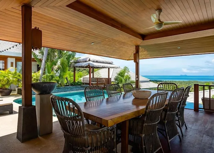 5 Bed Sea View Villa In Bophut - Kbr25