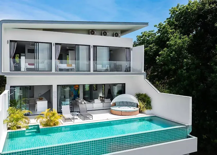 X Villa Luxury Bophut 3Br Seaview Pool Villa