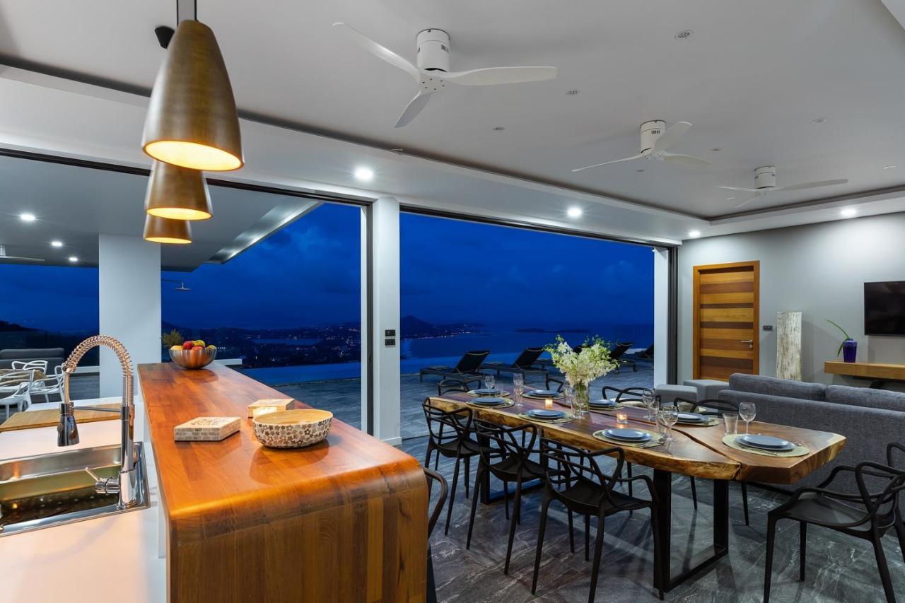 Jungle, Luxury 4 Br, Amazing Sea View Villa Ko Samui