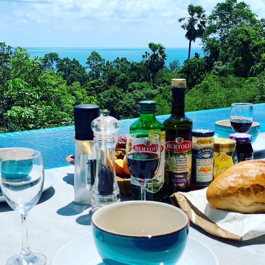 Ko Samui Seaview Pool Seren With Car Villa Laem Set Beach