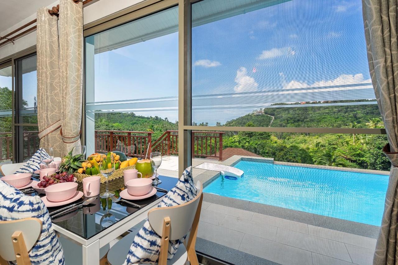 Pousada 3br Beautiful New Mikia Sdv007 With Amazing Sea And Mountain Views-by Samui Dream *
