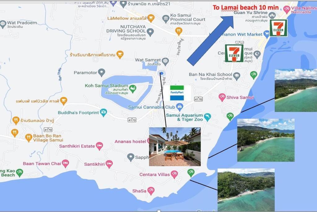 Hébergement de vacances House Near Lamai With Swimming Pool. 2 Bedrooms