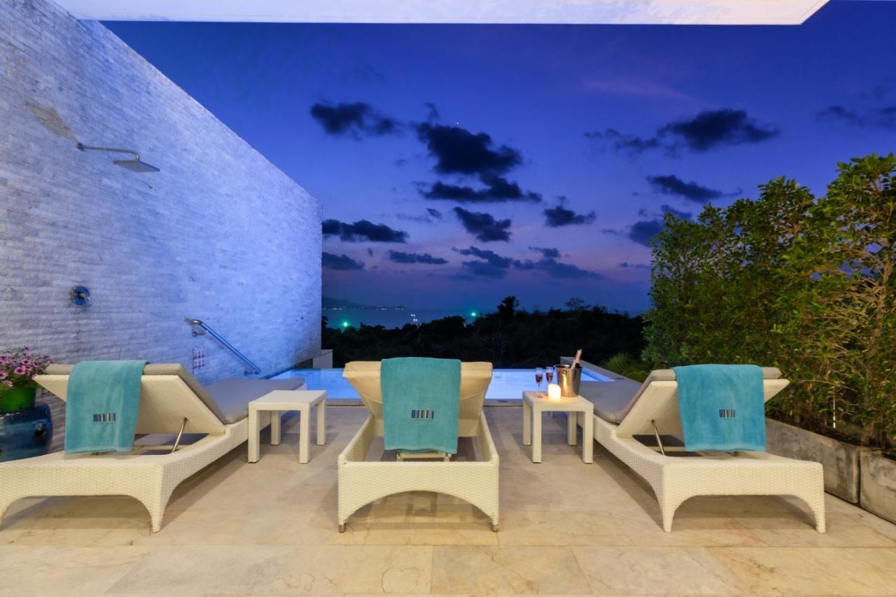 Villa Shades Of Blue - Modern Sea View 4 Bed Pool Ko Samui