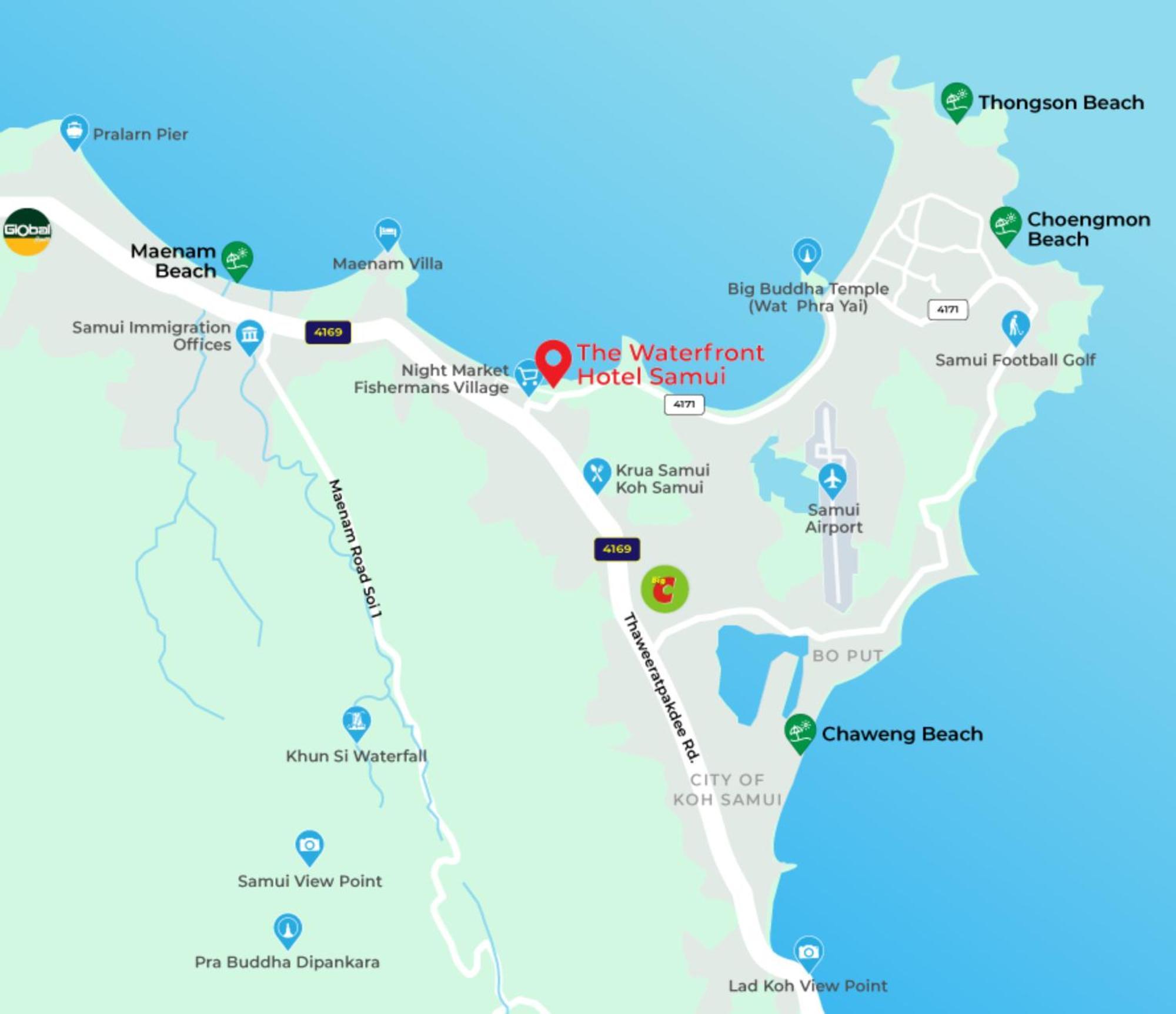 The Waterfront Boutique Hotel&cafe Station touristique Bophut