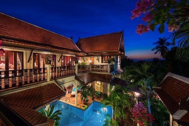 Baan Suvarnabhumi Entire 5 Beds Private Pool On Hill Side Amphoe Koksamui