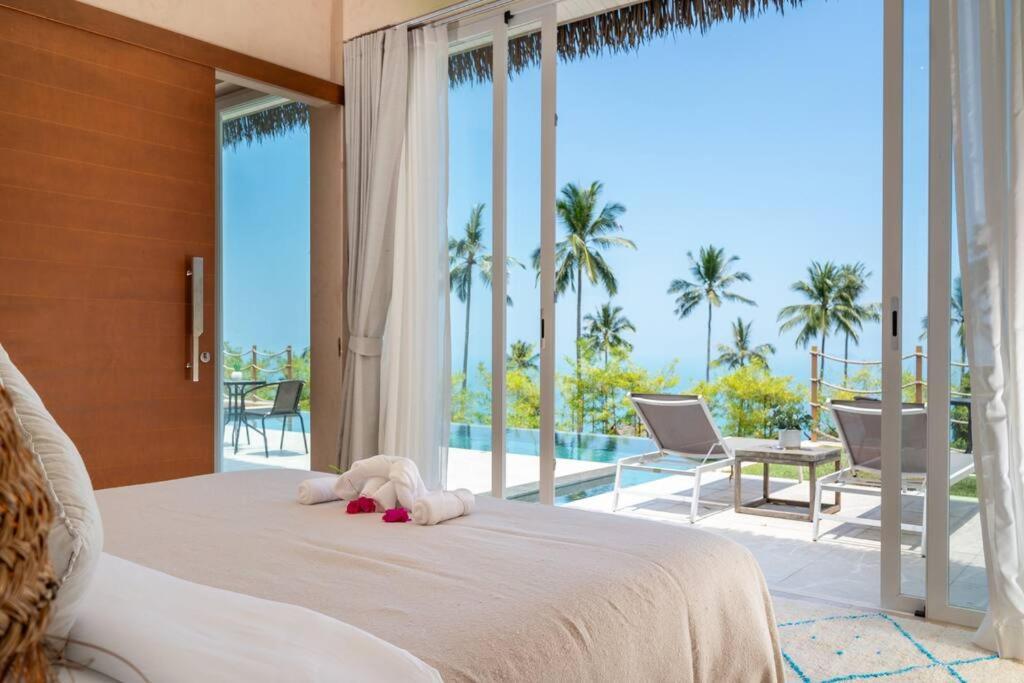 Villa Boho Sea View Villa-tranquil 2br Escape Kbr19 Amphoe Koksamui