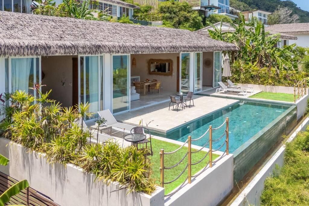 Villa Boho Sea View Villa-tranquil 2br Escape Kbr19 Amphoe Koksamui