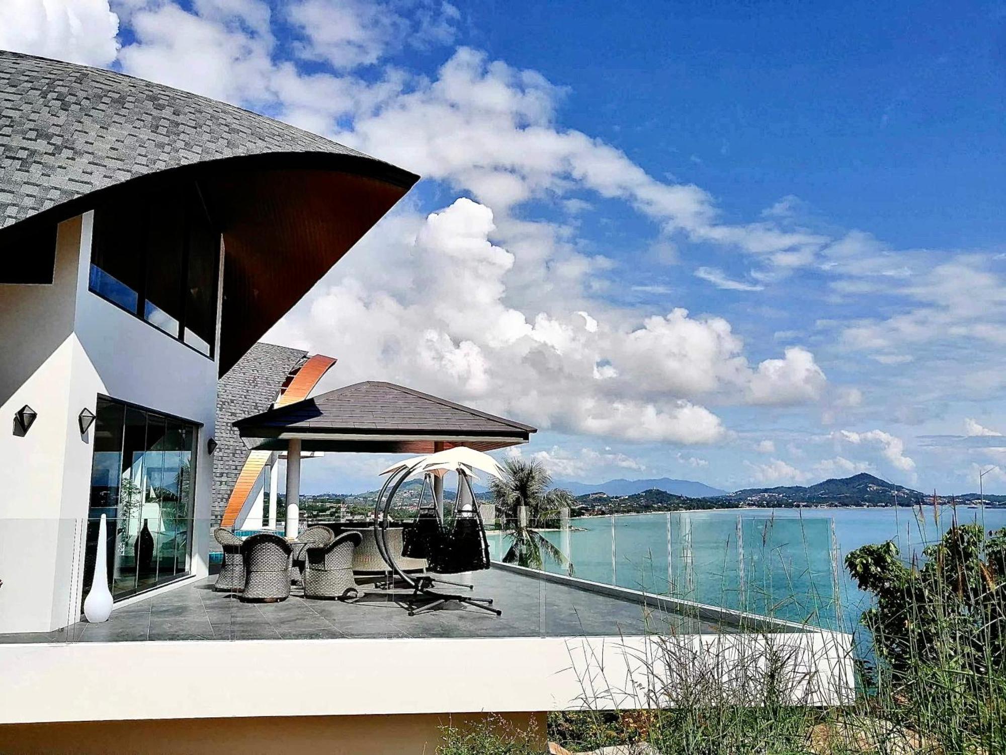 观景台海景別墅golden Coconut 接送服务 Villa Ko Samui