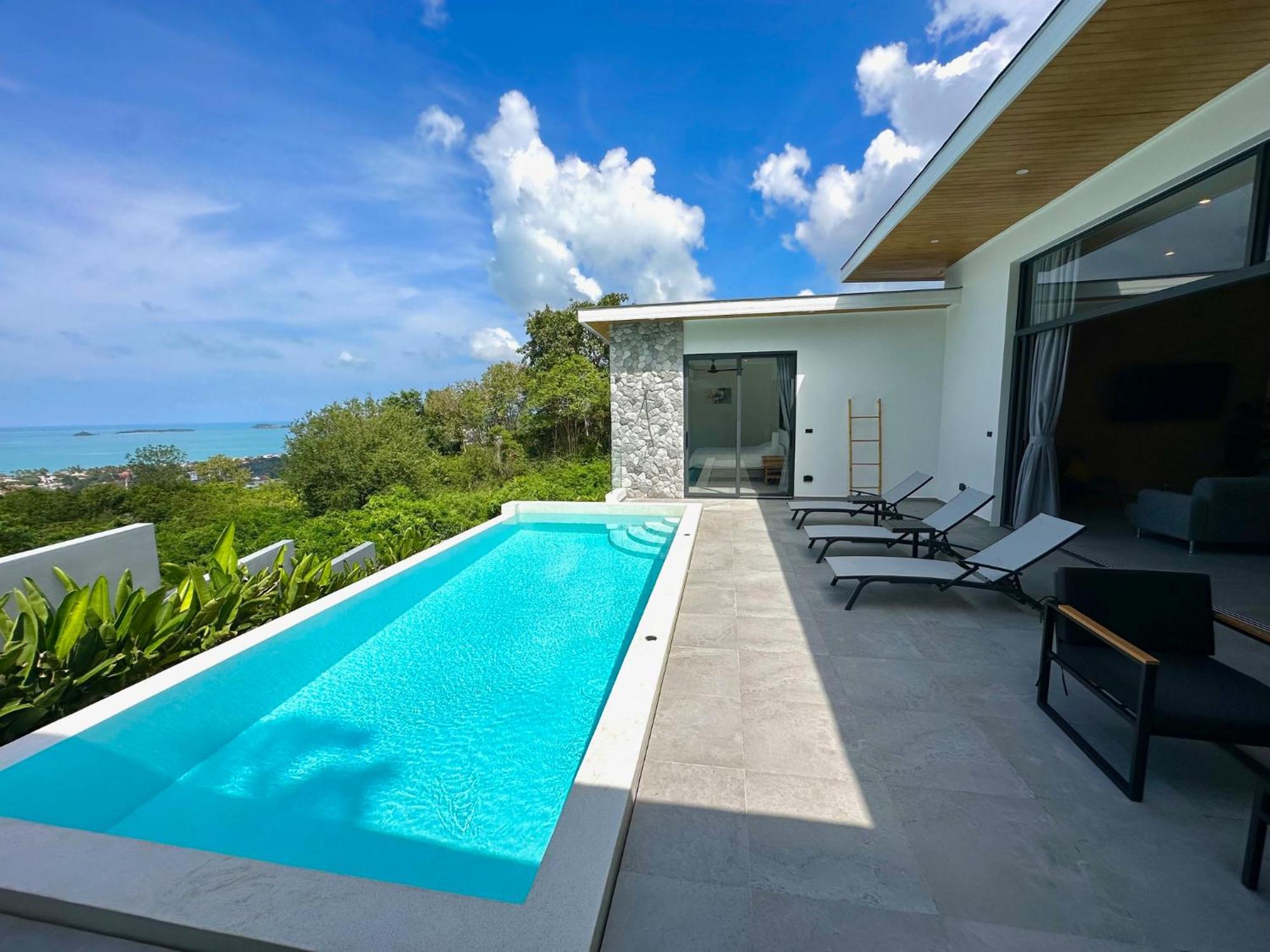 Villa Baan Saint-tropez Seaview Ko Samui Private *