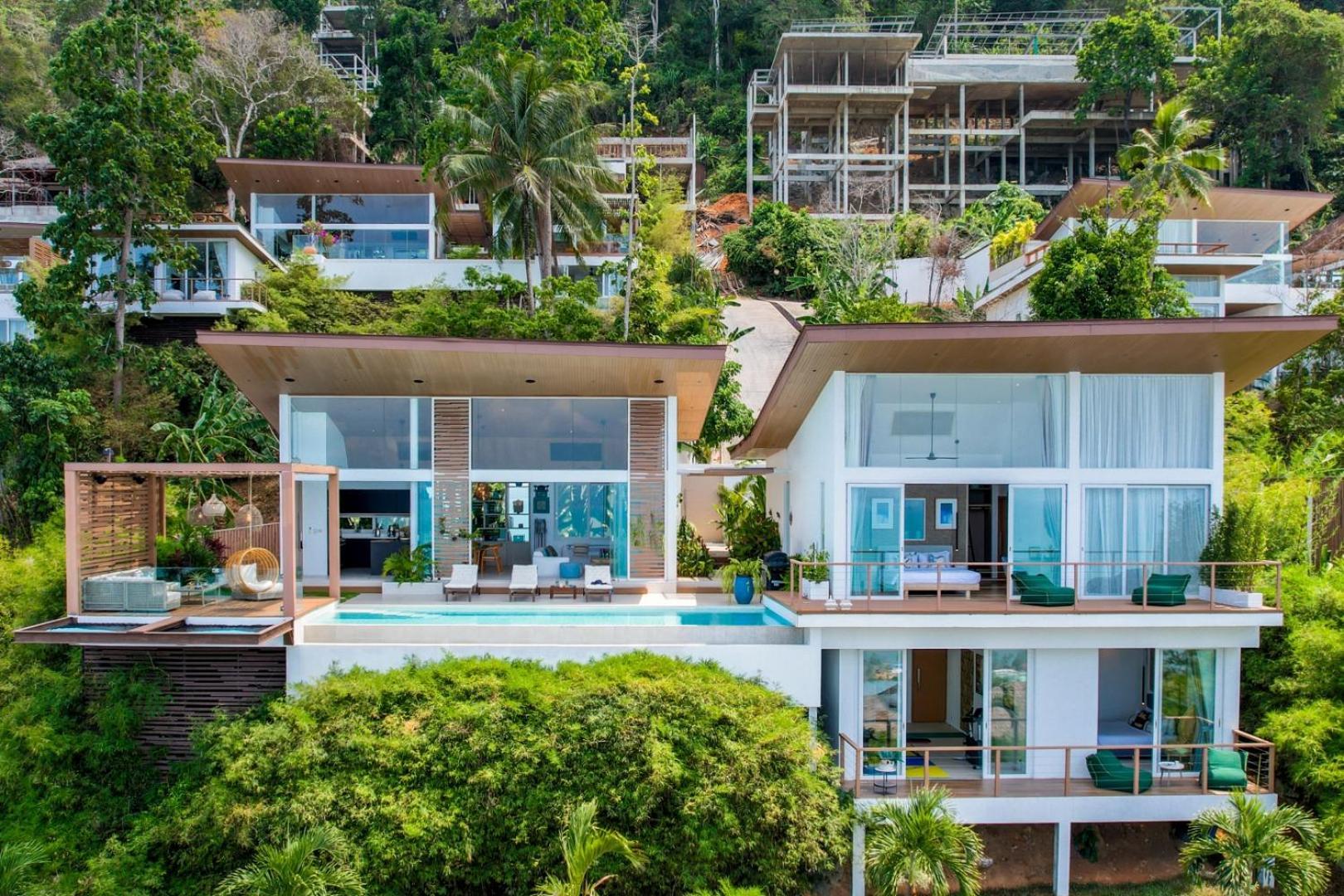 Jungle Seaview With Suspended Bed Villa Mae Nam