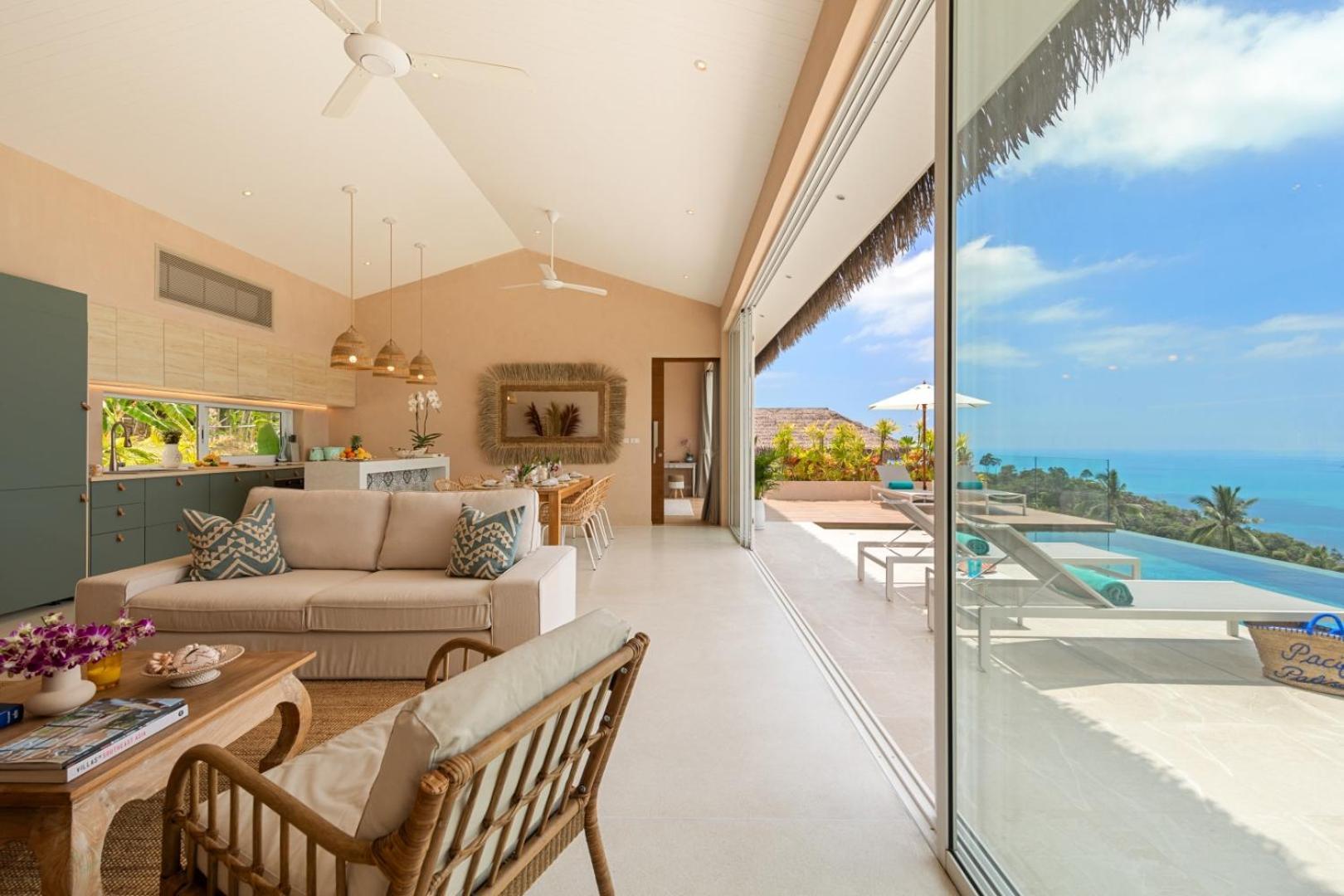 Cozy And Tropical Seaview Villa Mae Nam