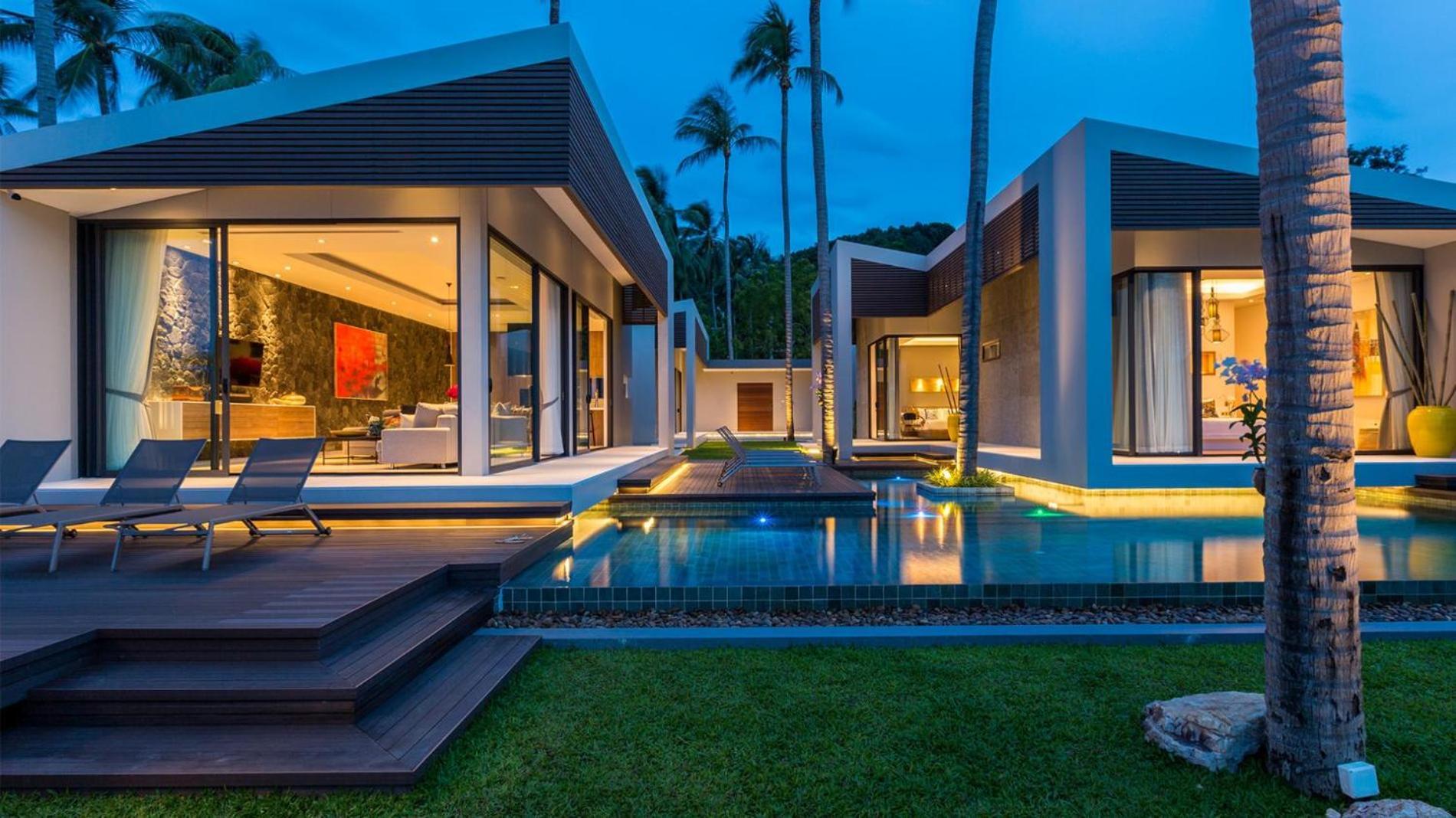 Elegant Anar 5 Bed Luxury Beachfront Near Four Seasons * Bophut