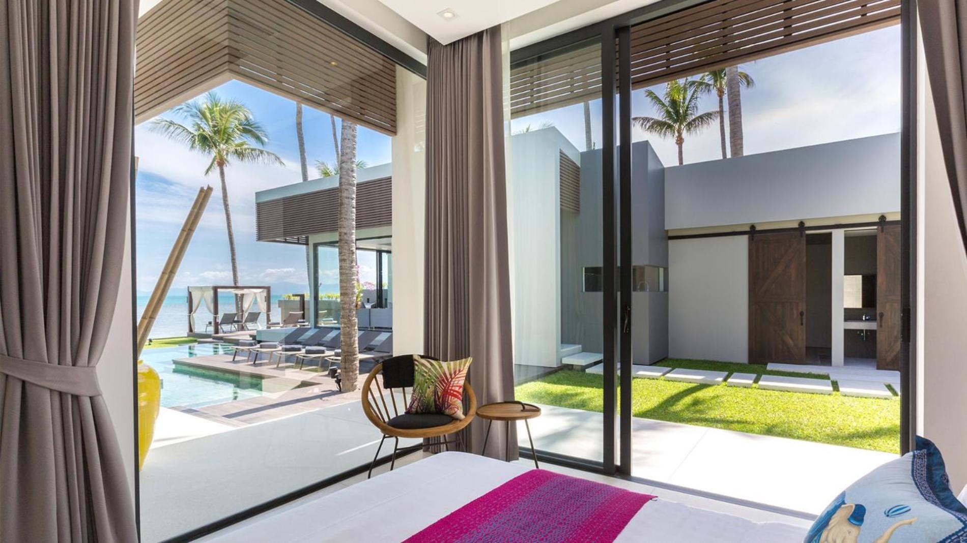 Elegant Anar 5 Bed Luxury Beachfront Near Four Seasons * Bophut