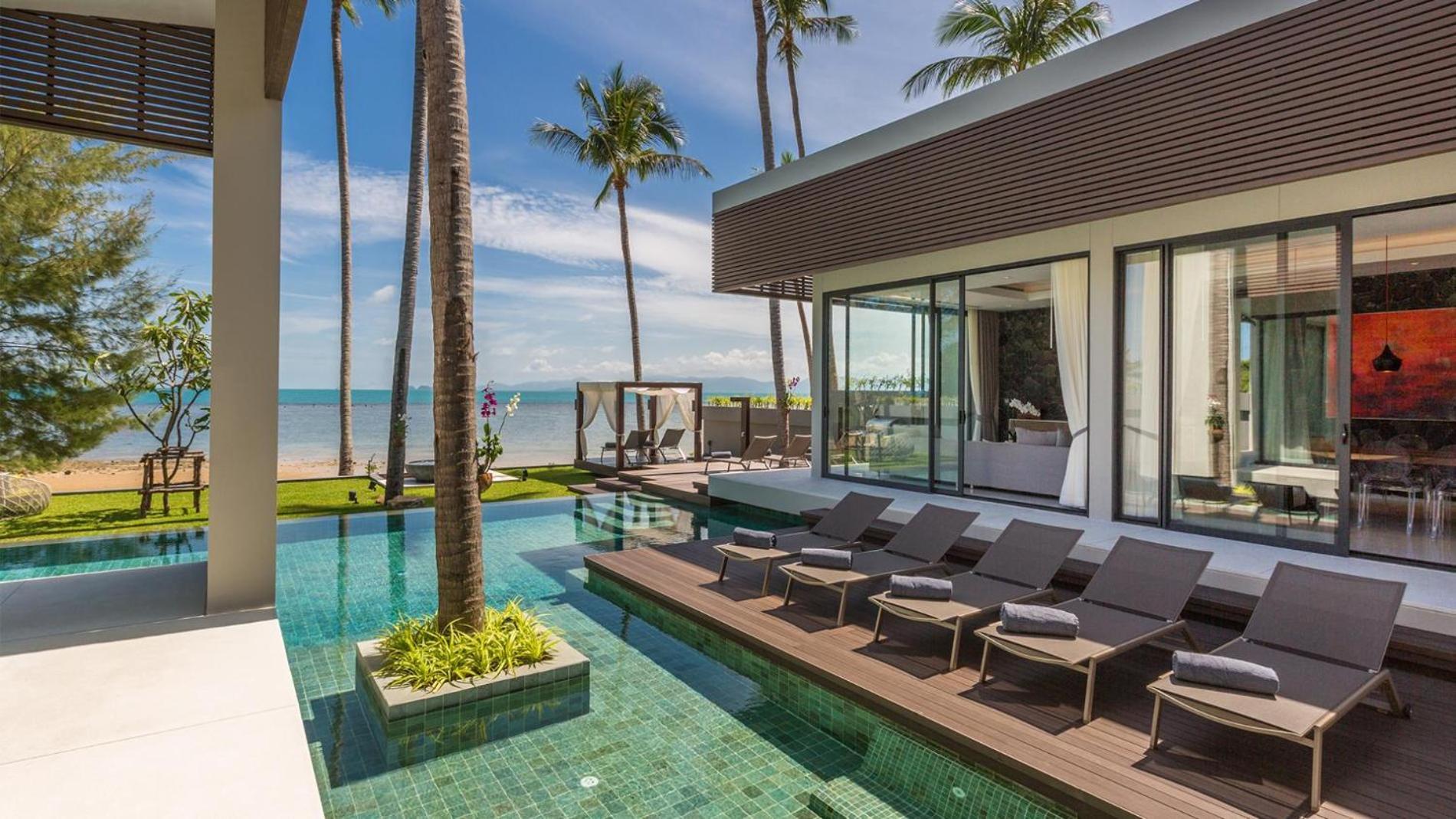 Pousada Elegant Anar 5 Bed Luxury Beachfront Near Four Seasons Bophut