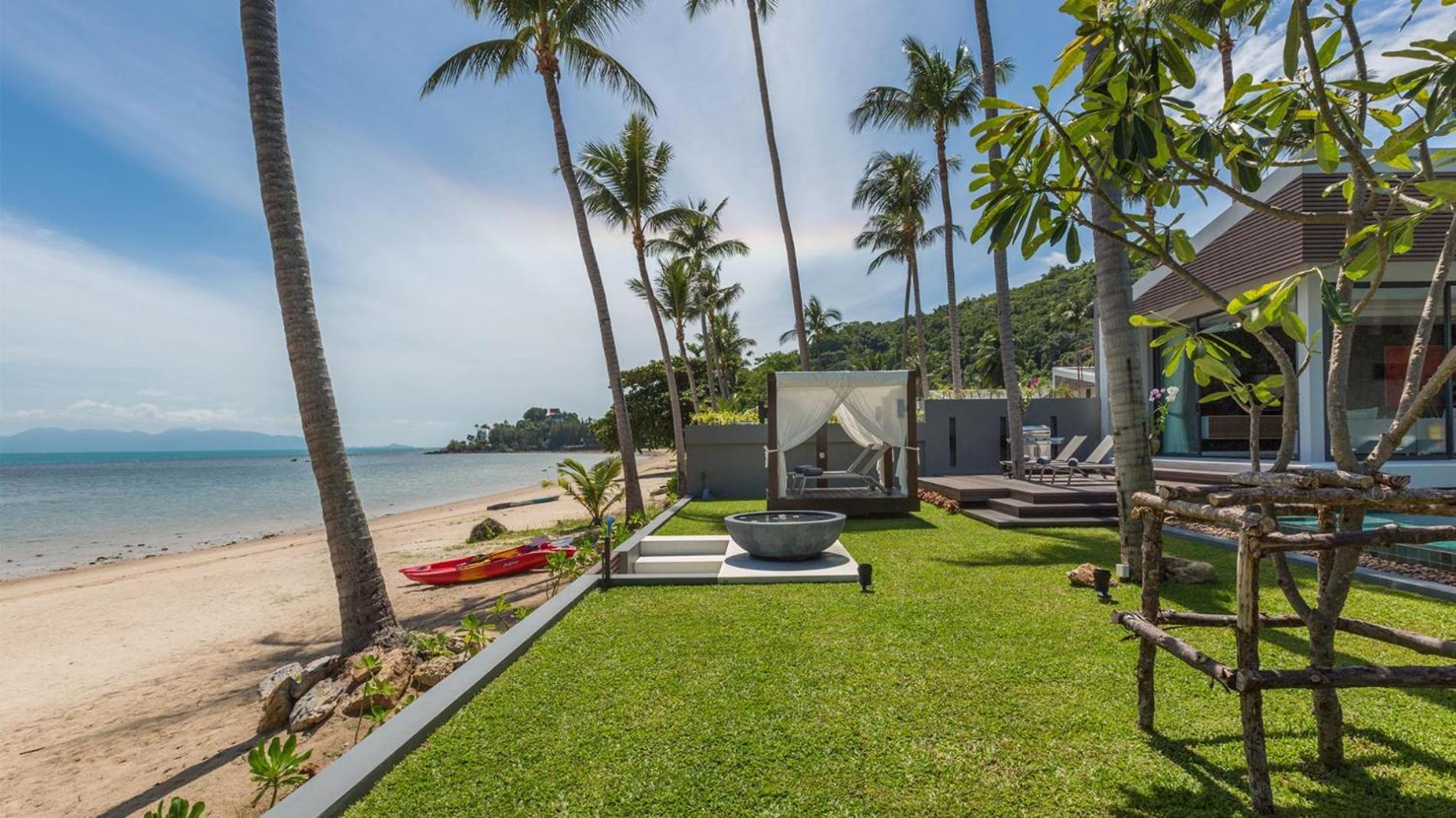 Elegant Anar 5 Bed Luxury Beachfront Near Four Seasons * Bophut