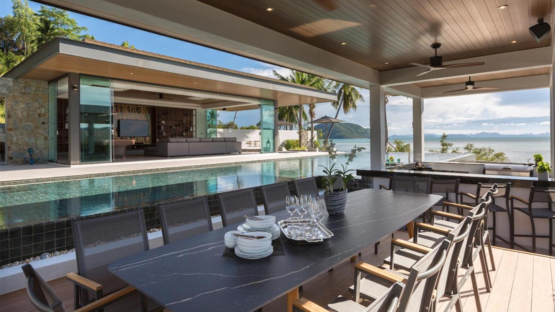 Villa Exclusive Sea Renity A Beachfront Retreat Sleeps 12 Adults And 6 Kids