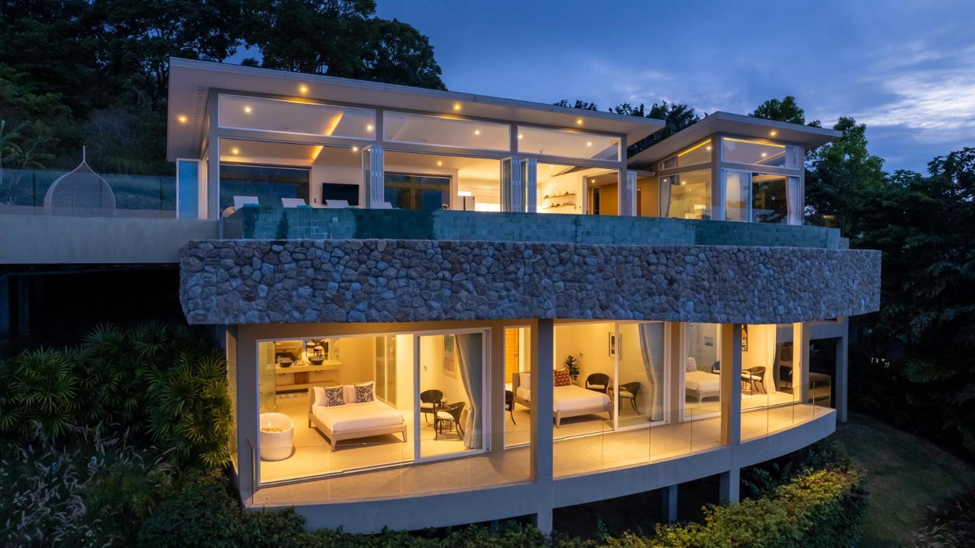 Villa Cabo With Panoramic Sea Views Amphoe Koksamui