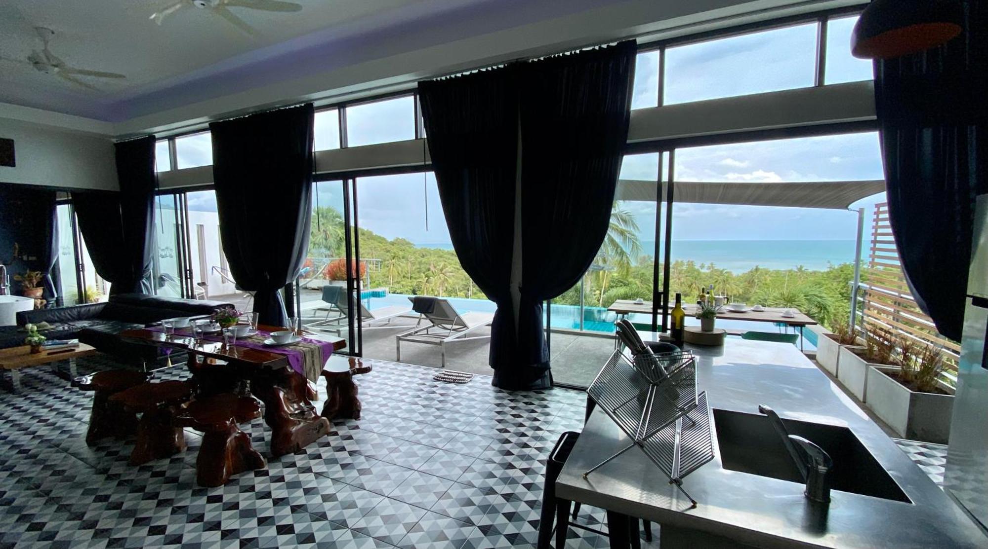 Ko Samui Seaview Pool Villa Philippa With Car *