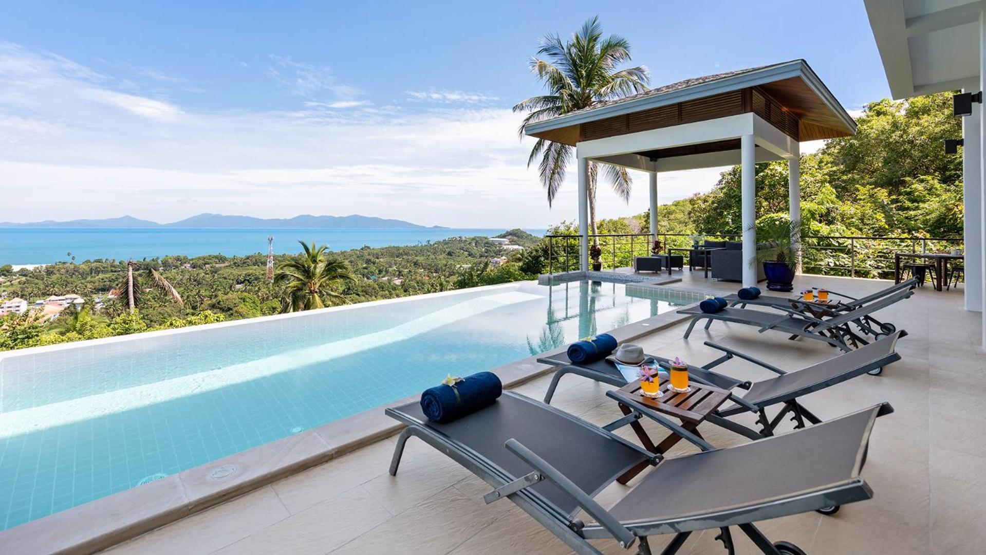 Villa L'esterel - A Tropical Oasis At Maenam Hills Amphoe Koksamui