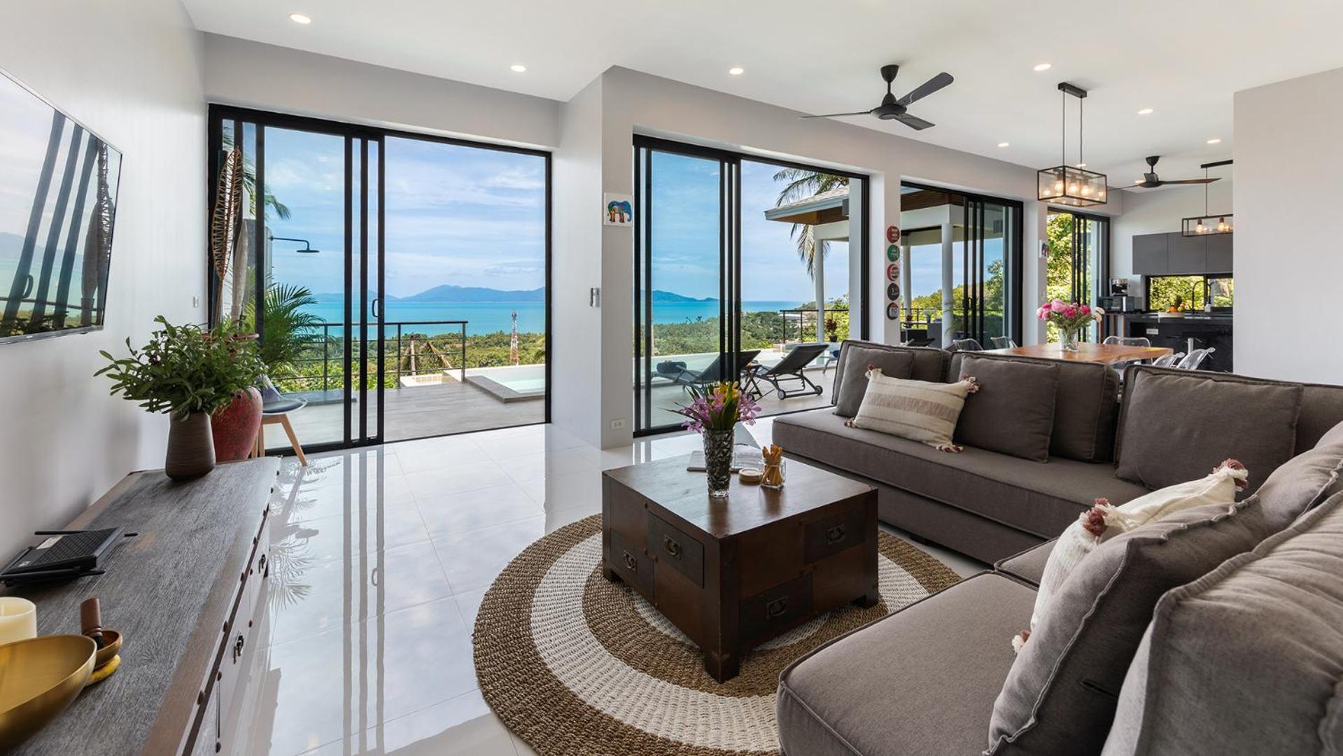 Villa L'esterel - A Tropical Oasis At Maenam Hills Amphoe Koksamui