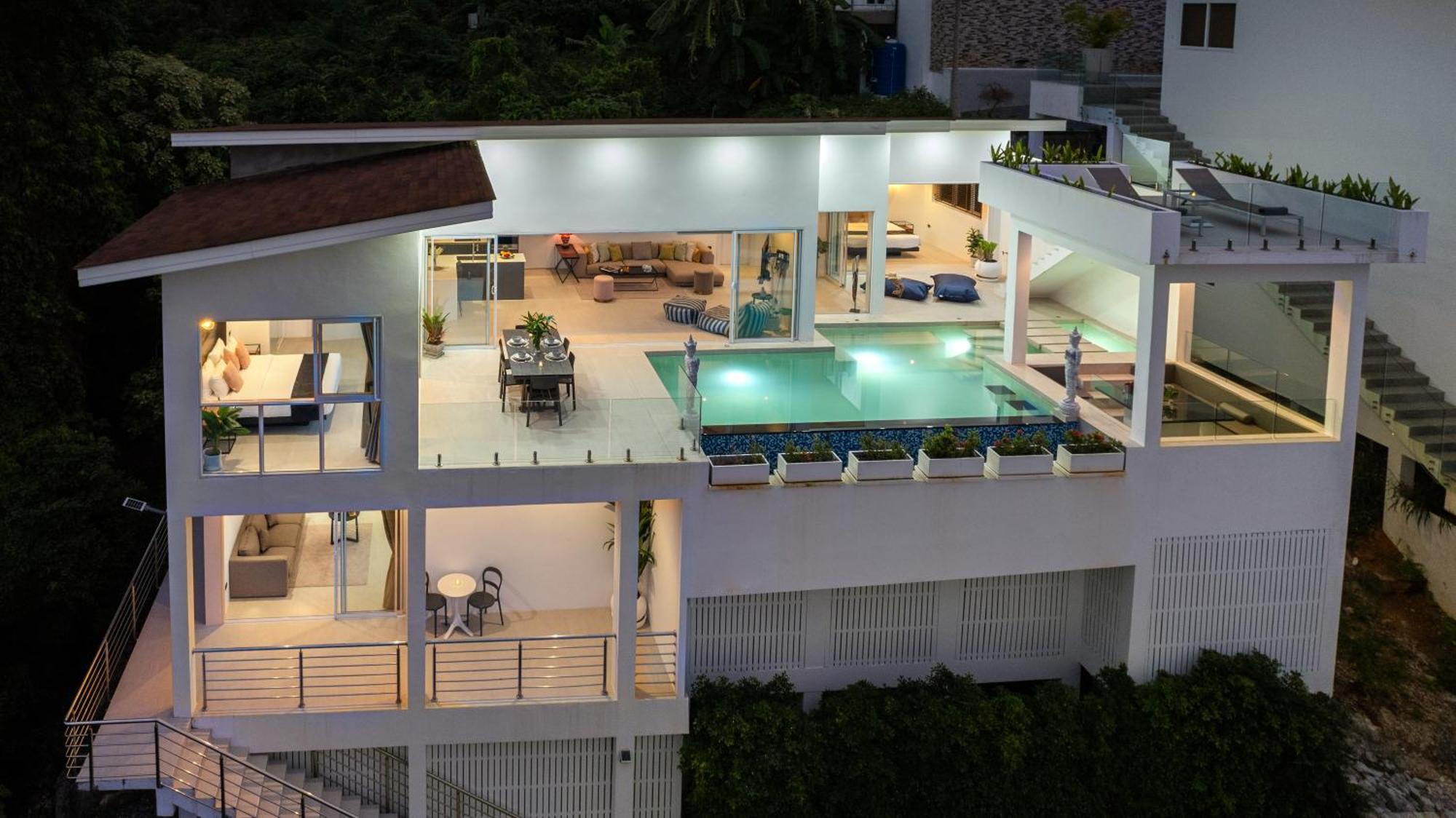 Villa Saora - Beautiful Seaview Amphoe Koksamui