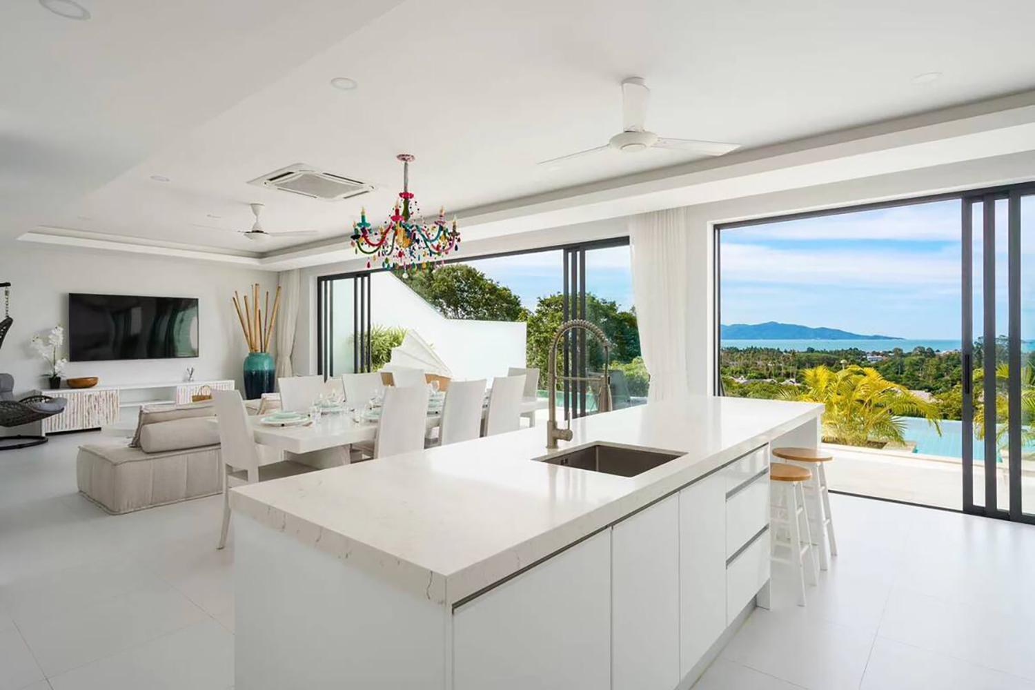 X Luxury Bophut 3br Seaview Pool Villa