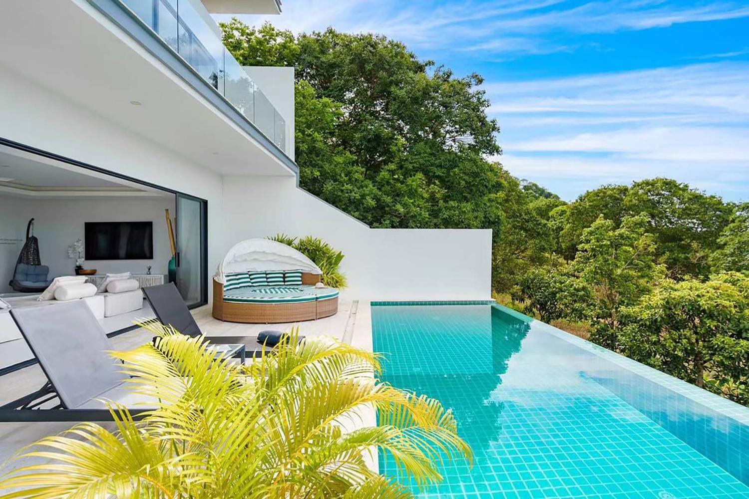 X Luxury Bophut 3br Seaview Pool Villa *