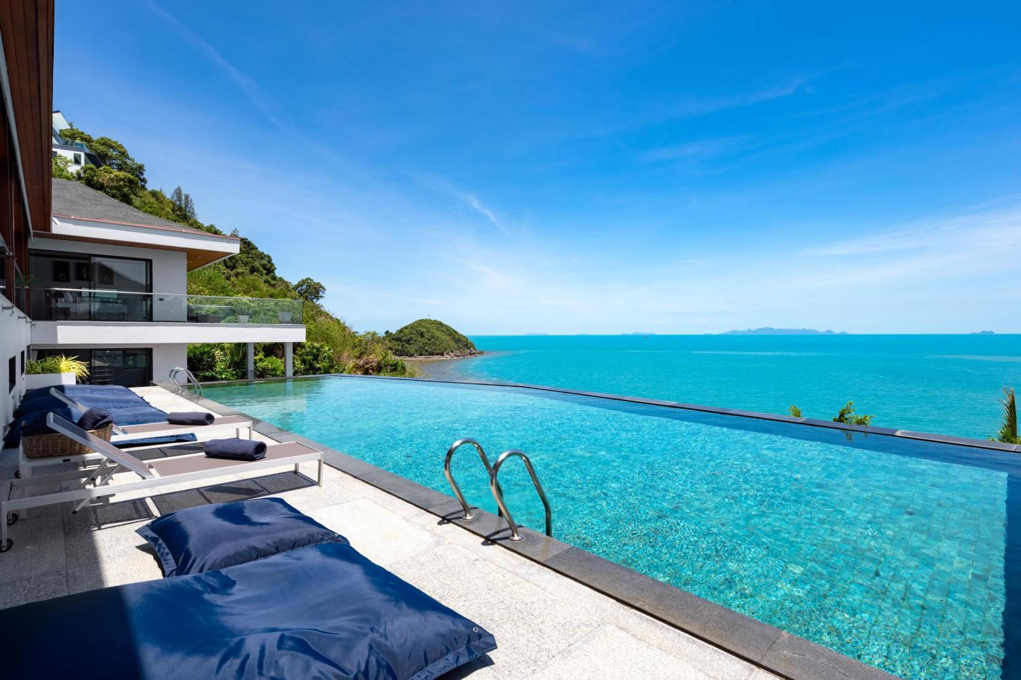 Villa Agara-5 Bedroom Cliffside Ocean Front Koh Samui