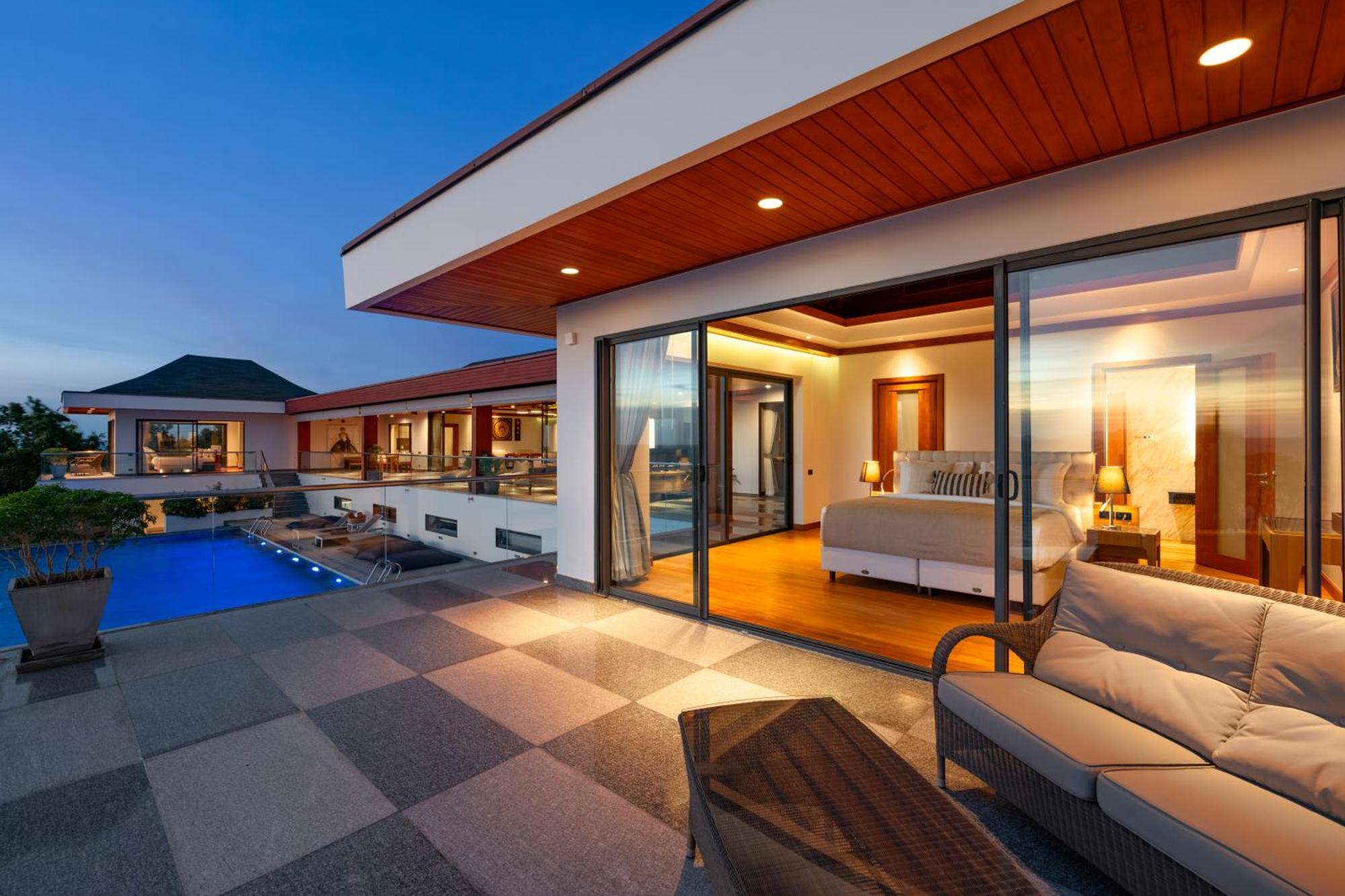 Agara-5 Bedroom Cliffside Ocean Front * Koh Samui