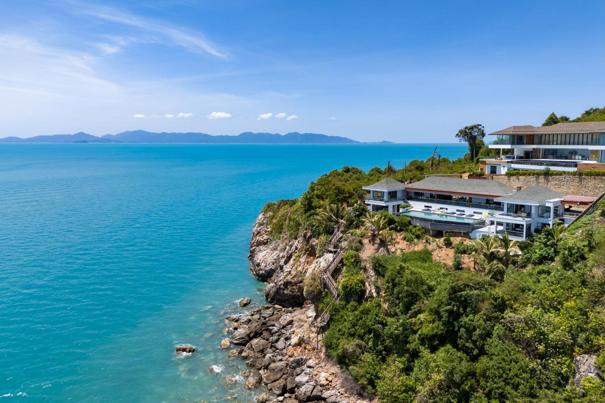 Villa Agara-5 Bedroom Cliffside Ocean Front Koh Samui