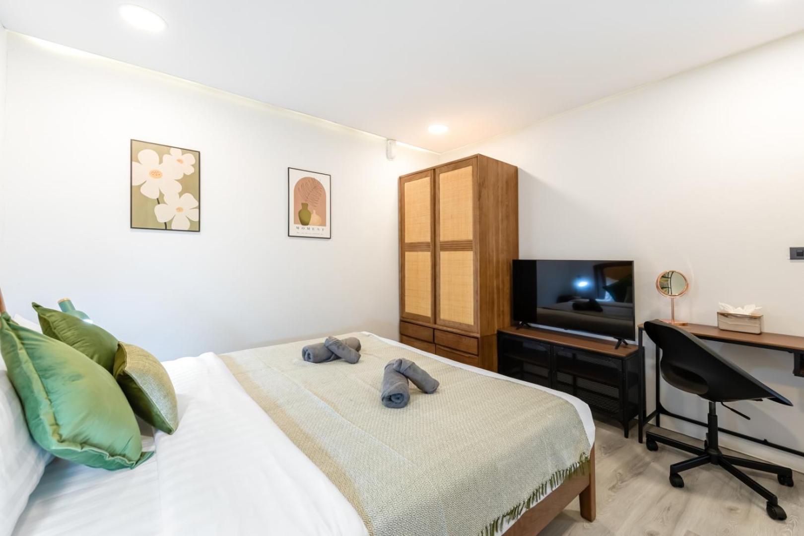 Zen Style Pool Access Townhouse Rumah percutian