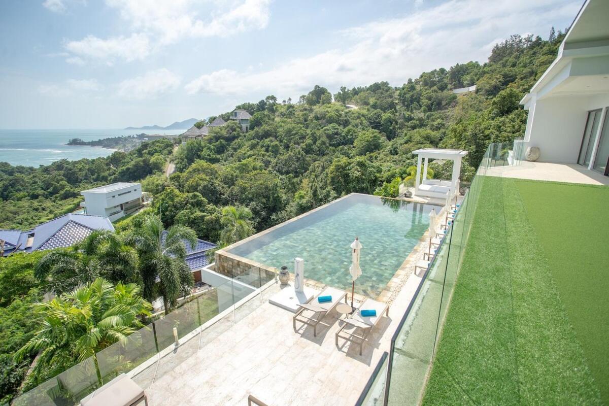 Villa Kazu - Luxury 5-bedrooms Oceanview Retreat With Cinema, Bar, Infinity Pool, Private Cook & Maid Amphoe Koksamui
