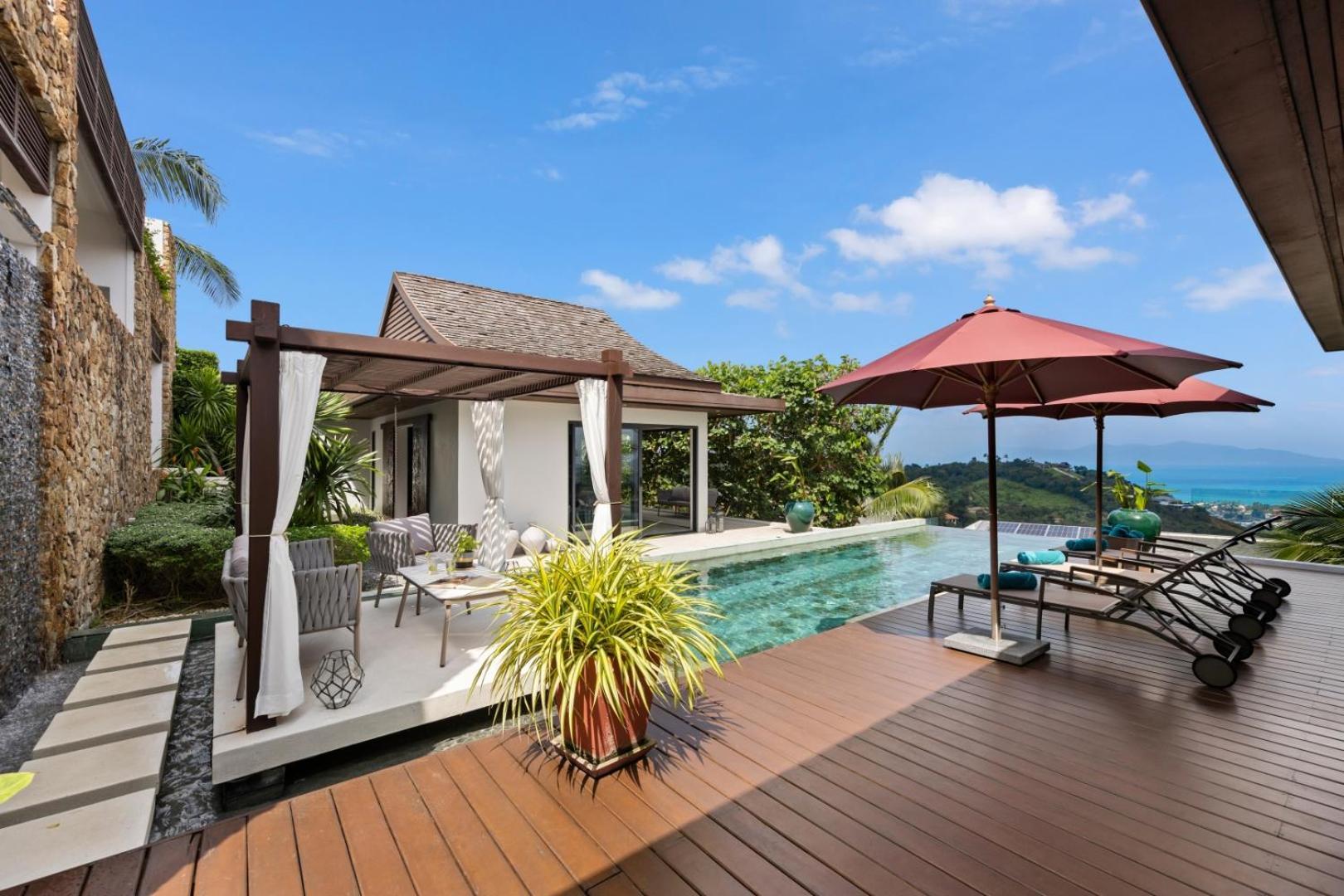 Bophut Amazing Spacious Sea View Mountain Villa