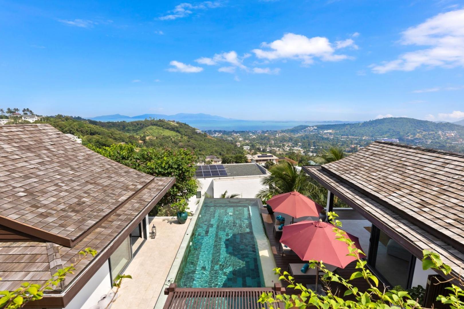 Bophut Amazing Spacious Sea View Mountain Villa