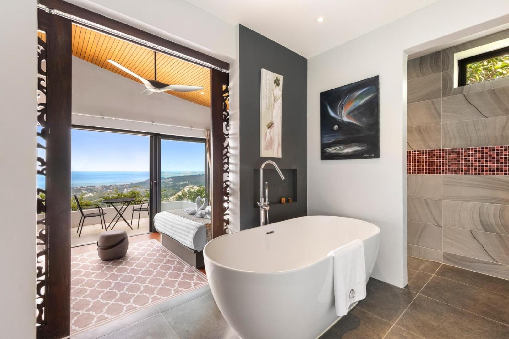 Bophut Amazing Spacious Sea View Mountain Villa