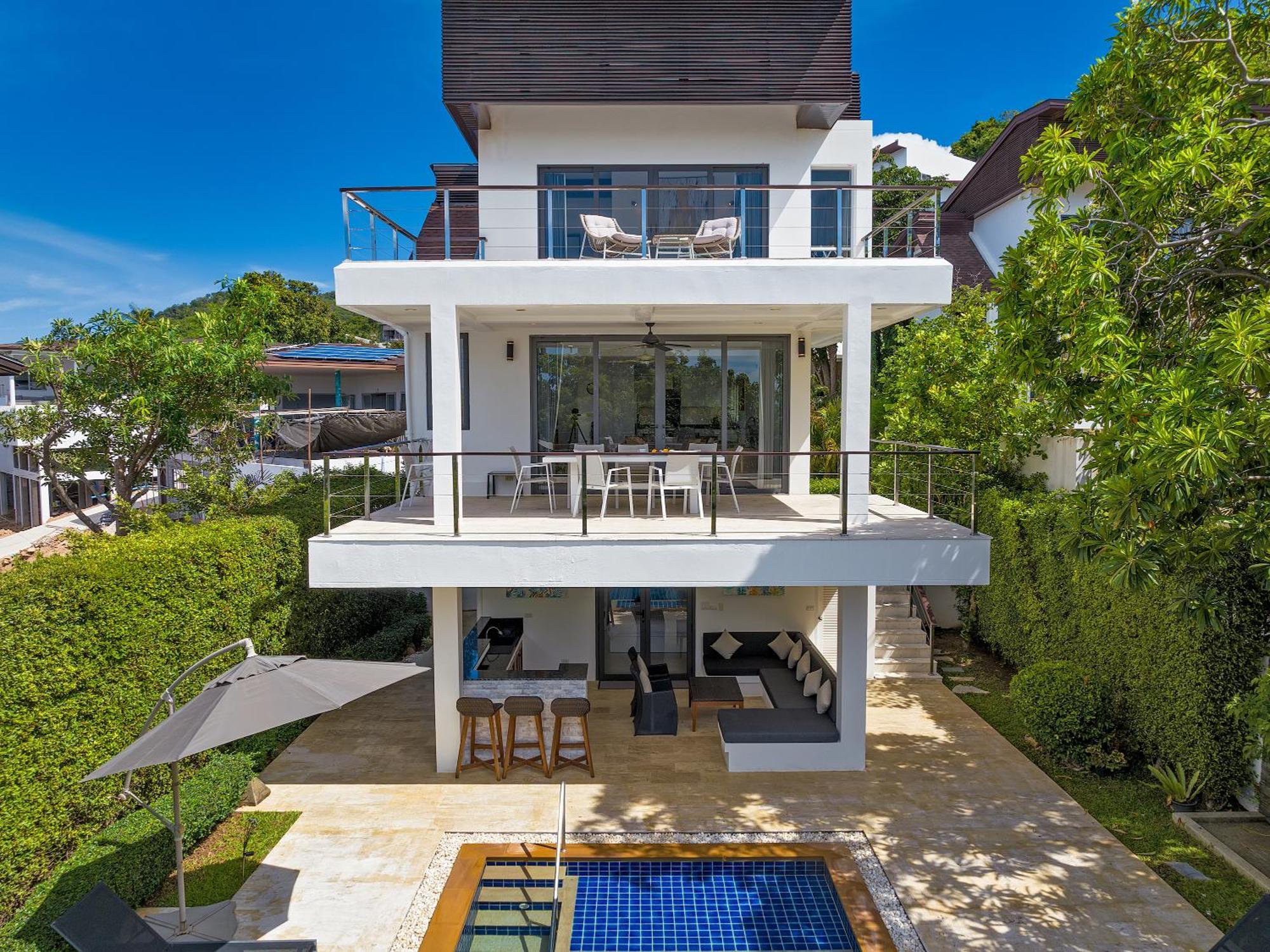Pousada 3 Bedroom Luxury 5 Star Seaview Esprit Sdv087-by Samui Dream Bangrak Beach