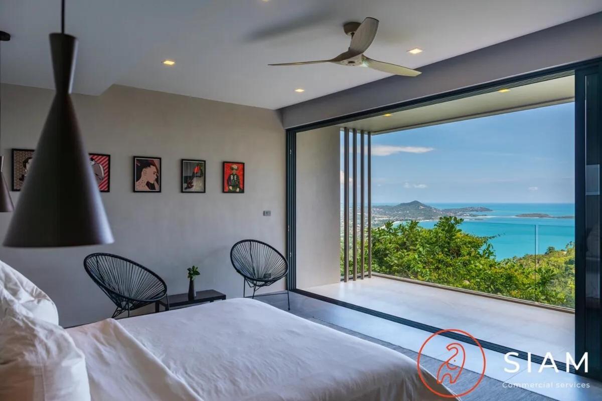 The Highest 3br Private Pool & Panoramic View Villa Amphoe Koksamui