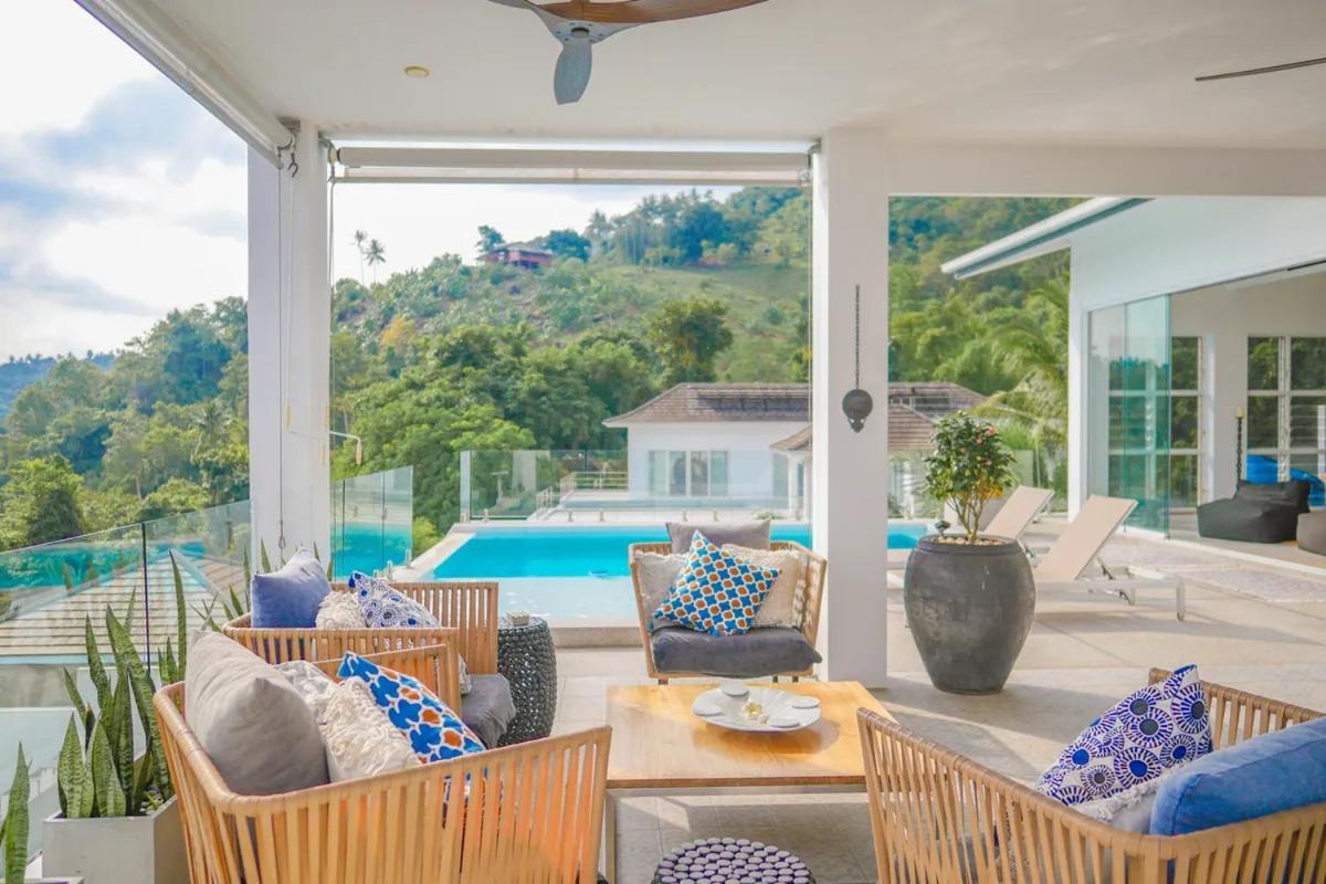 Villa Botan 3br Poolgarden & Sea View In Chaweng Amphoe Koksamui