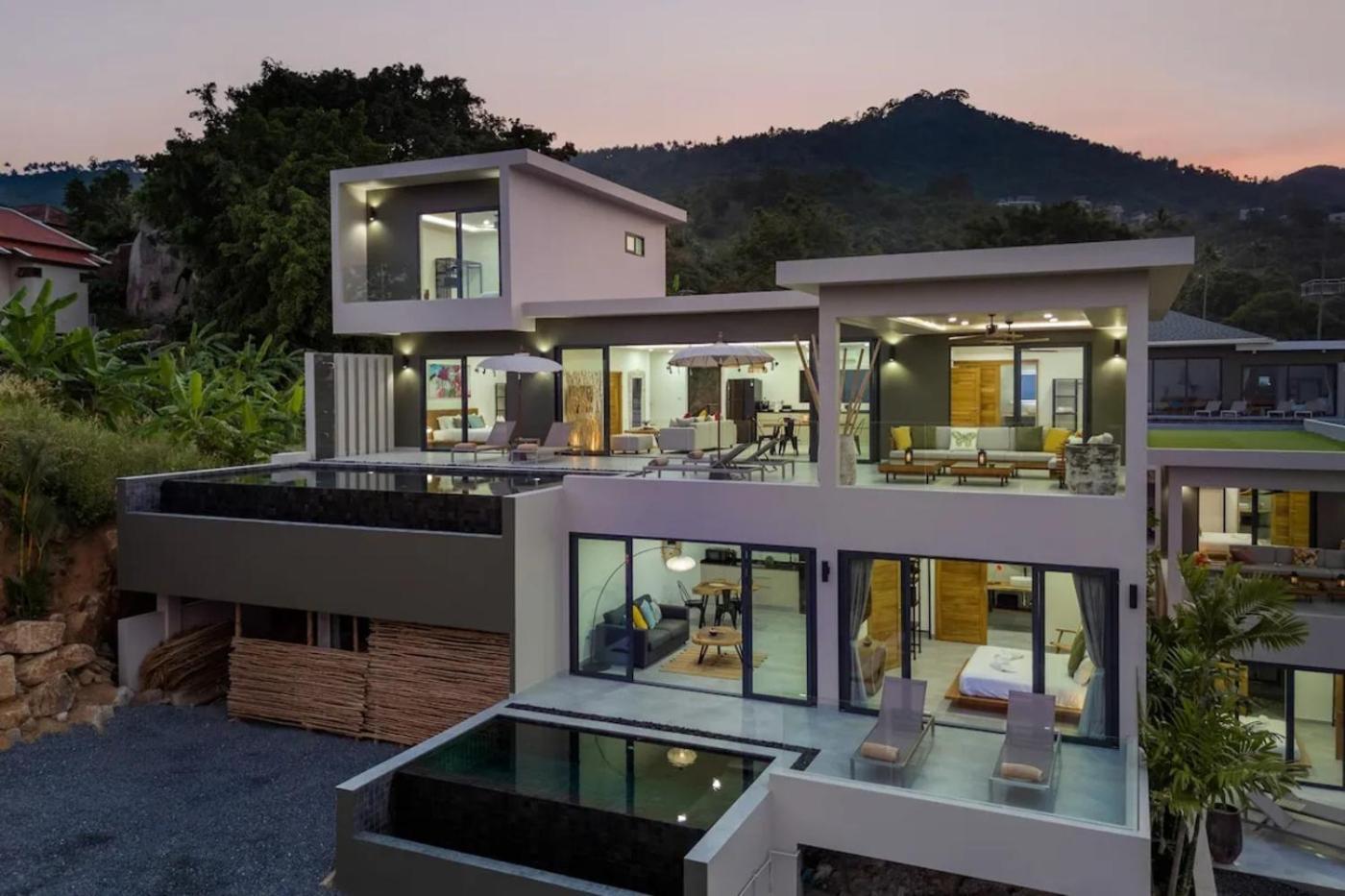 Casa Seaview 4br Private Pool & Panorama Villa Amphoe Koksamui