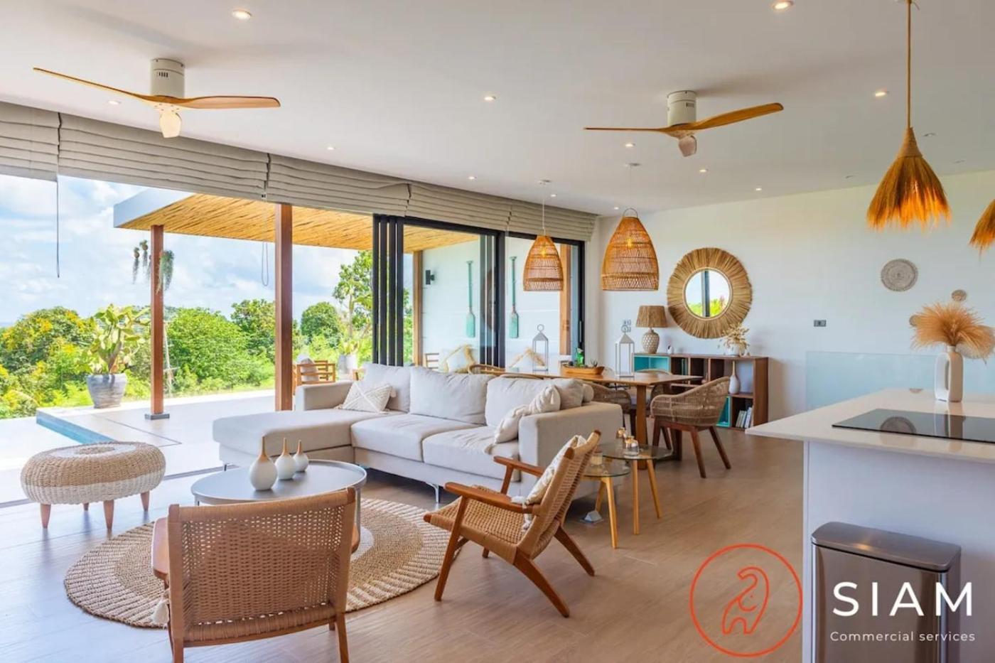 Ocean Dream 3br Boho Chic & Private Pool Sea View Koh Samui