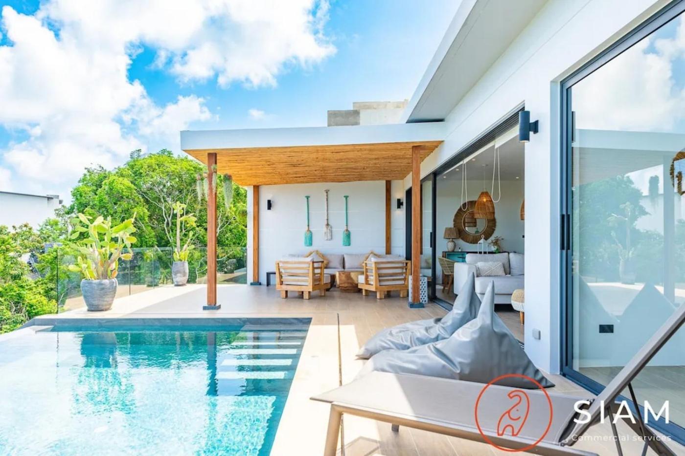 Ocean Dream 3br Boho Chic & Private Pool Sea View * Koh Samui