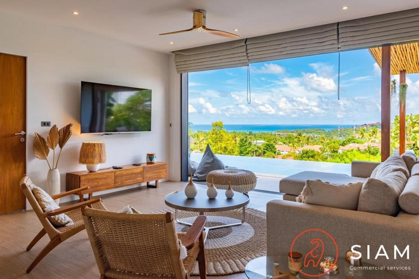 Ocean Dream 3br Boho Chic & Private Pool Sea View Villa