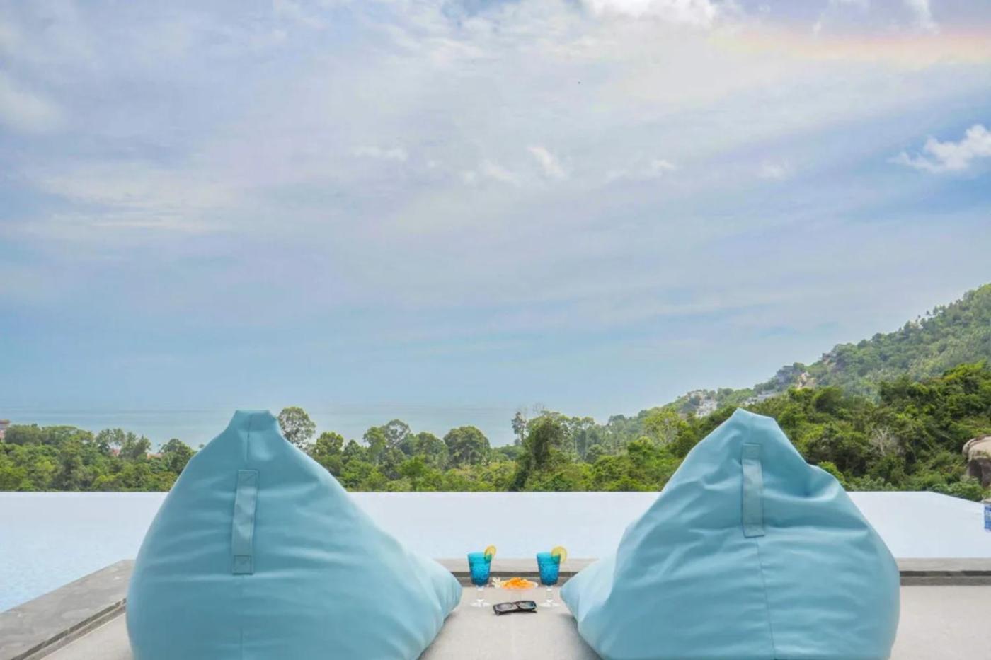 Morning Bliss 3br Private Pool & Sea View Villa Strand von Chaweng
