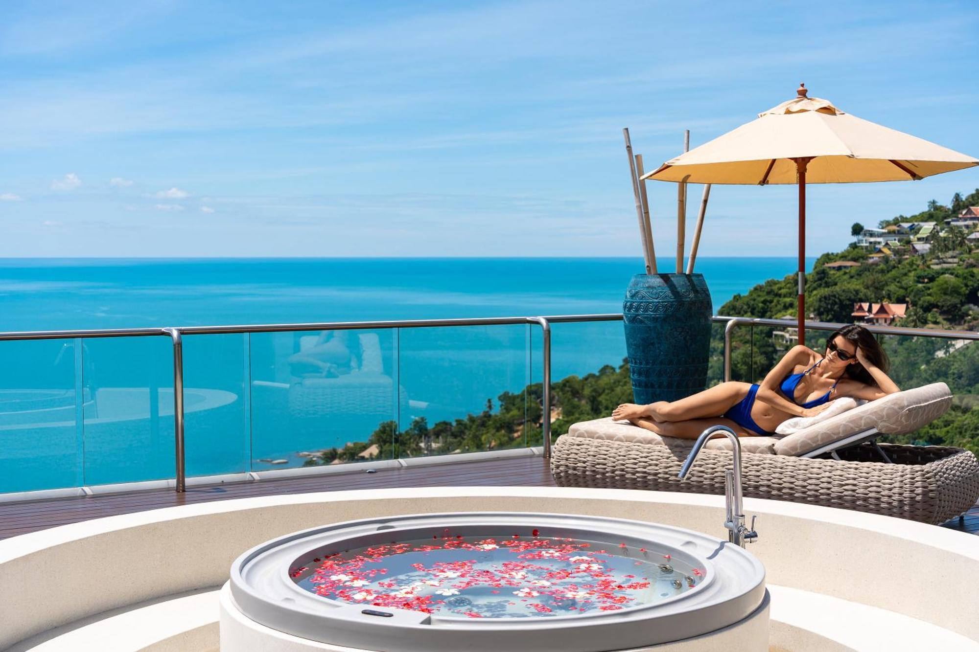 Seawadee - Luxurious, Award-winning Design With Amazing Panoramic Seaview * Strand von Chaweng