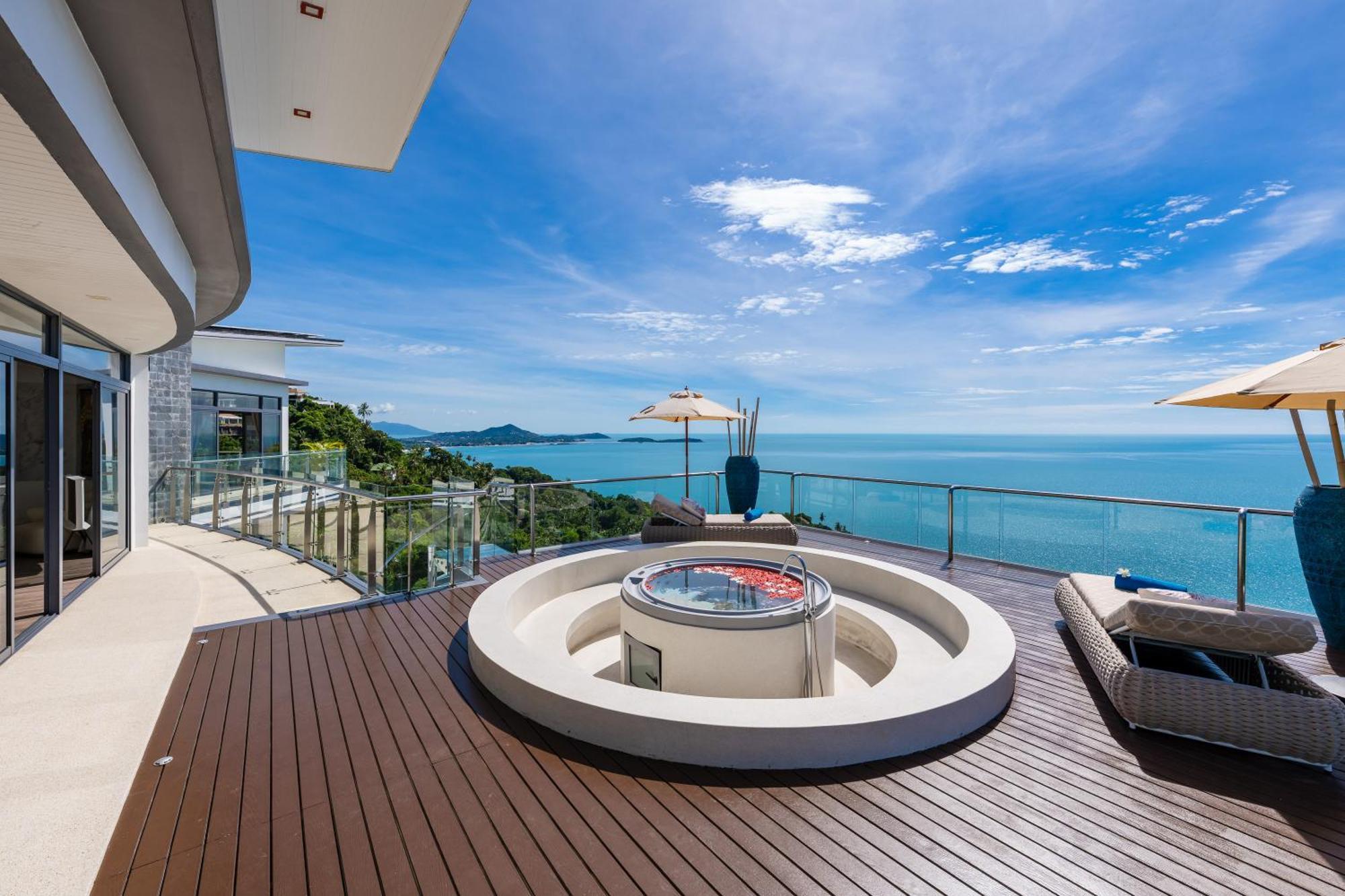 Seawadee - Luxurious, Award-winning Design With Amazing Panoramic Seaview * Strand von Chaweng