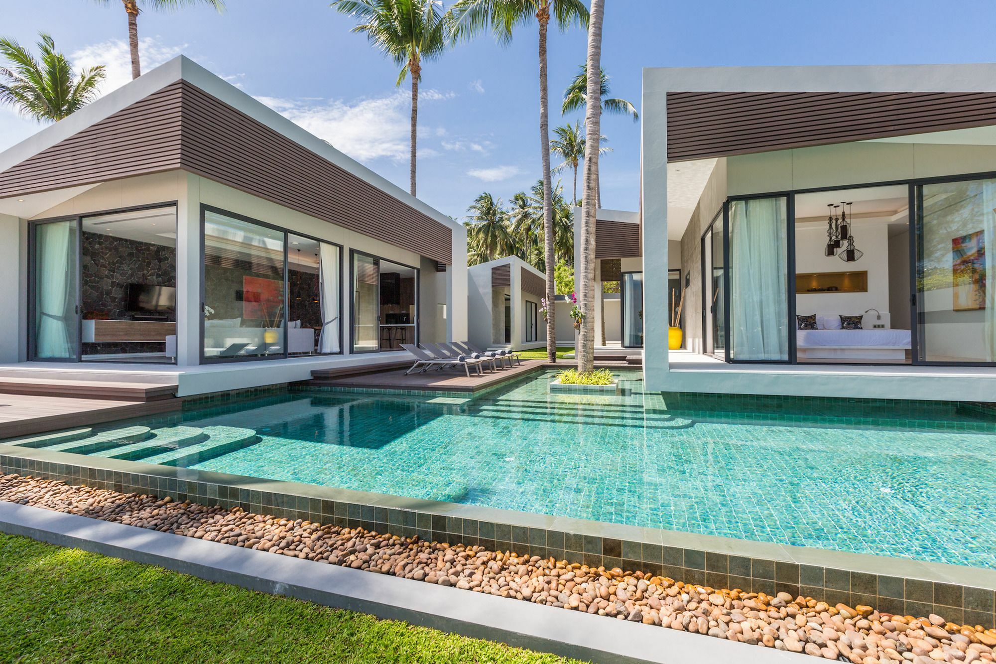 Elegant Anar 5 Bed Luxury Beachfront Near Four Seasons Bophut