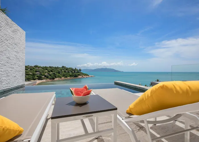 Beachside Villa - B18 - At Bayside Luxury Villas Samrong Bay Beach, 4 Bed 5 Bath, Sea & Sunset Views, Only 200M Walk To The Beach
