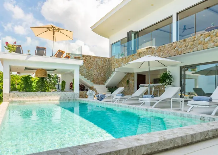 Luxury 5 Bedroom Oceanview Villa In Bophut With Staff