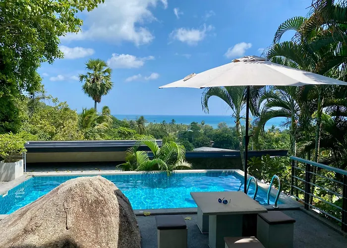 Ko Samui Seaview Pool Villa Paris With Car