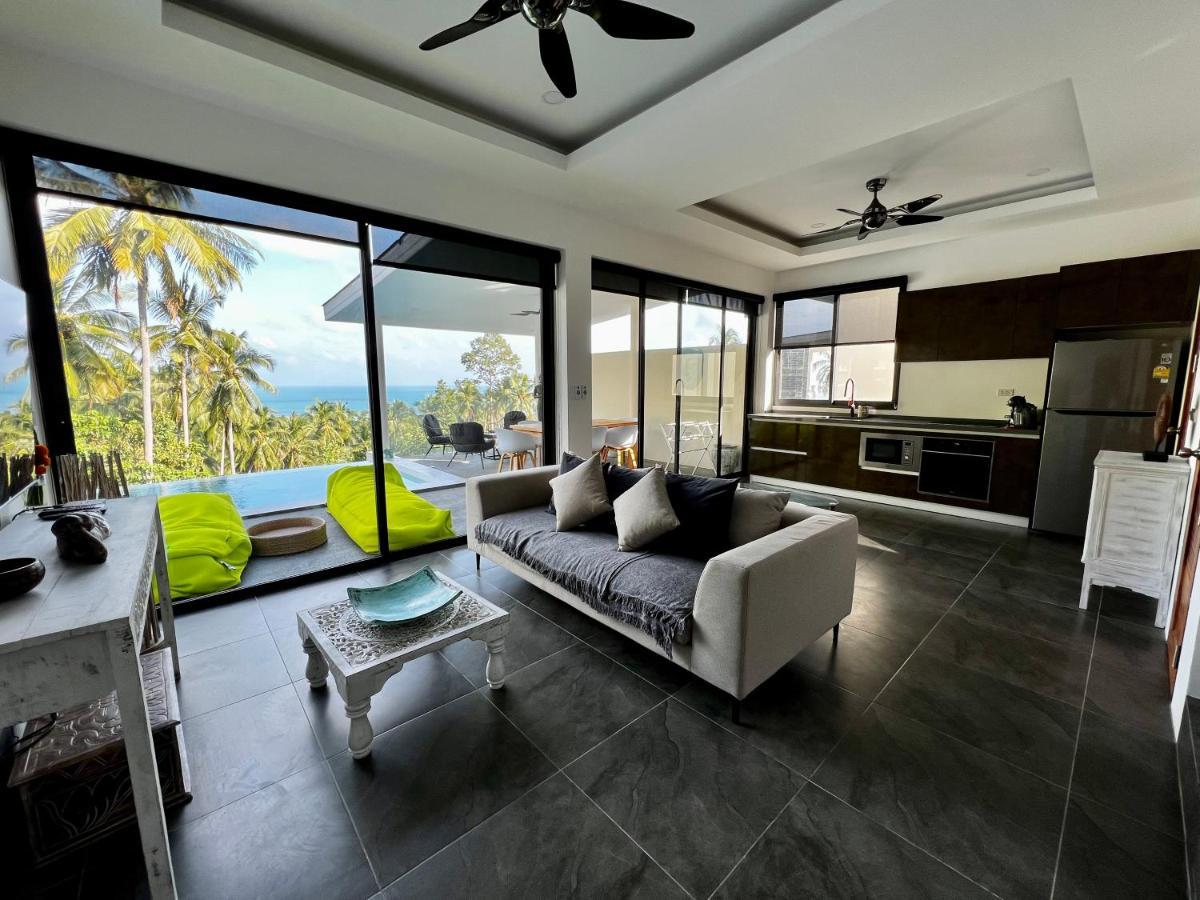 Effet Mer, G 3 Chambres, Piscine Et Vue Koh Samui
